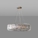 Loft Industry Modern - Spiral Glass Chandelier